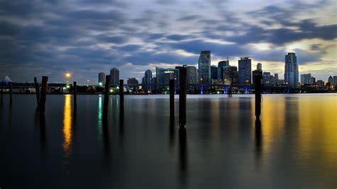 Miami Skyline Wallpapers - Wallpaper Cave