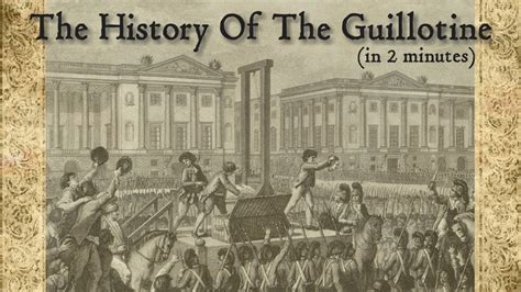 The History Of The Guillotine (in 2 minutes) - YouTube