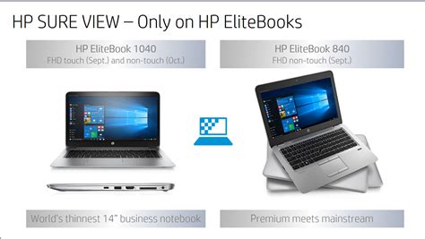 HP Sure View privacy screens coming to the EliteBook 840 and 1040 - NotebookCheck.net News