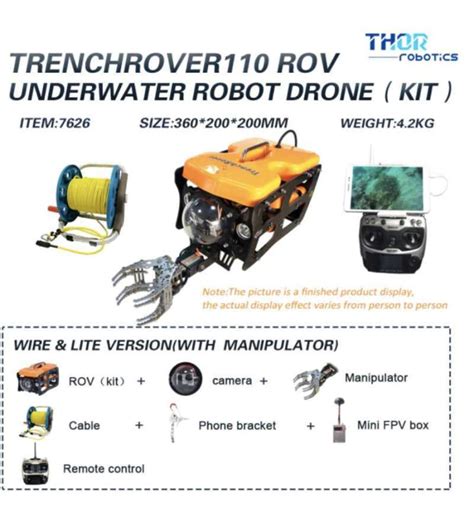 Jual ThorRobotics ROV Underwater Robot Camera With Mechanical arm di Seller WIMETA - Kota ...