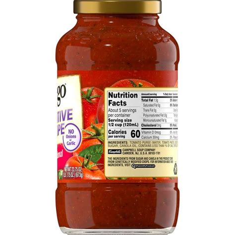 Prego® Sensitive Recipe Traditional Italian Sauce (23.75 oz) - Instacart