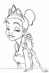 Disney Princess Tiana Coloring Pages  Coloring Home sketch template