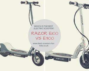 Razor E100 vs Razor E300