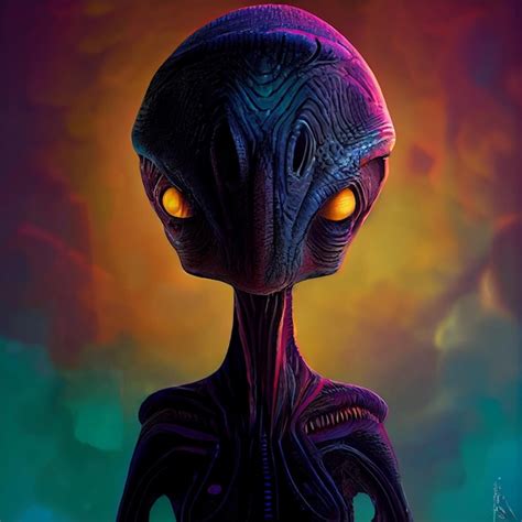 Premium AI Image | Creative alien dark scary horror realistic full hd ...