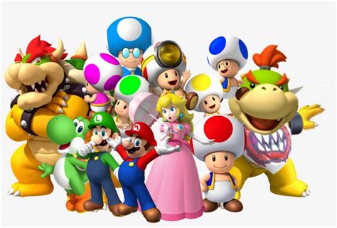 Group Png - Super Mario Characters Group - Free Transparent PNG ...