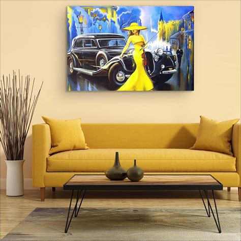 Living Room Big Art Yellow Walls - Living Room : Home Decorating Ideas #m9qxX06xq1