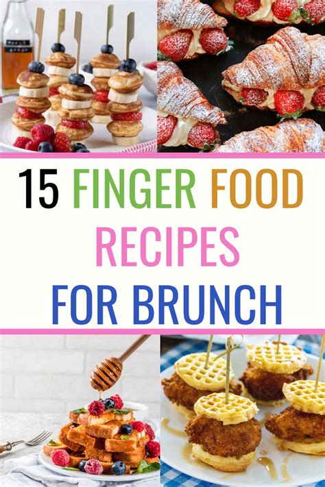 The Perfect Finger Food Recipes for Your Upcoming Brunch | Bridal brunch food, Brunch finger ...