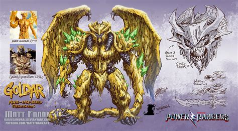 Goldar redesign - Power Rangers by KaijuSamurai on DeviantArt