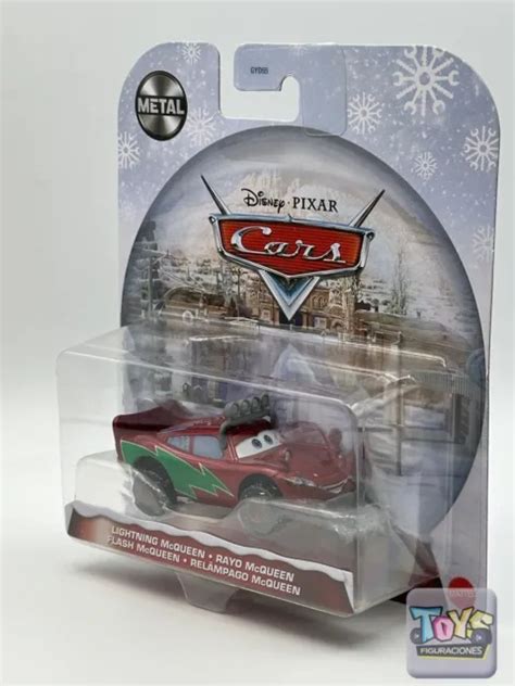 DISNEY PIXAR CARS Lightning McQueen With Snow Plow , Christmas Winter Time £9.40 - PicClick UK