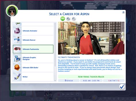 Sims 4 model career - likefod