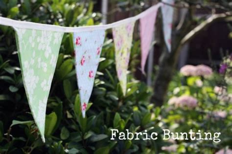 DIY Romantic Fabric Bunting For Wedding Decor - Weddingomania