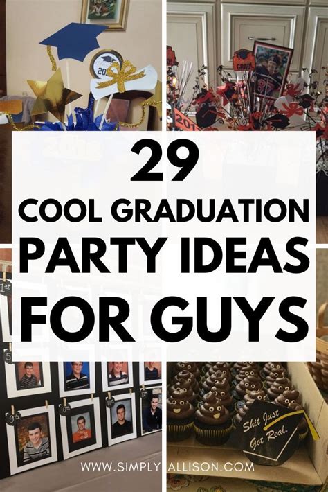 29 Best Graduation Party Ideas For Guys - Simply Allison | Boys graduation party, Graduation ...