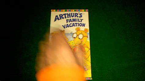 Arthur: Arthur's Family Vacation VHS Review - YouTube