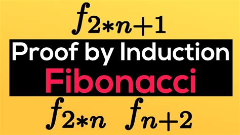 Proofing 3 Different Equations About the Fibonacci Sequence by Induction - YouTube