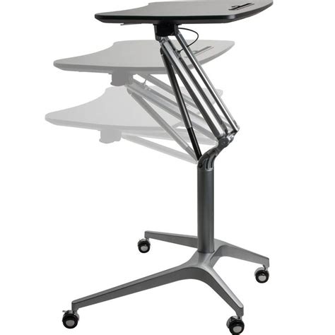 Adjustable Laptop Cart | Laptop desk stand, Desk, Mobile desk