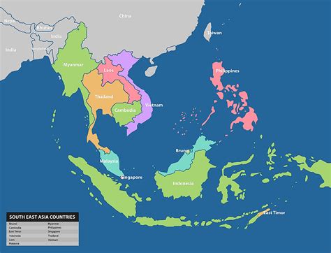 Southeast Asian Countries - WorldAtlas