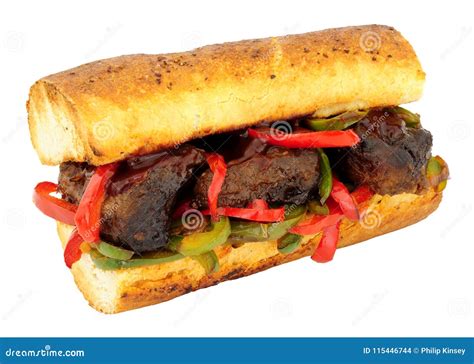 Beef Burnt Ends Sandwich stock photo. Image of snack - 115446744