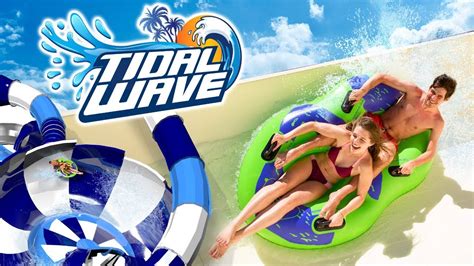 Tidal Wave Water Slide POV - New at Six Flags Hurricane Harbor Rockford in 2020 - YouTube