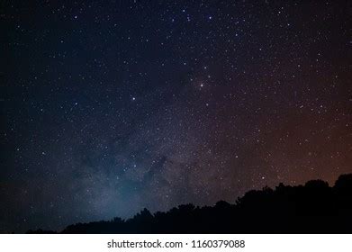 Milky Way Galaxy Long Exposure Photograph Stock Photo 1160379088 ...