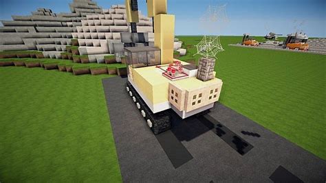 Minecraft Vehicle - Excavator (with TUTORIAL) Minecraft Map