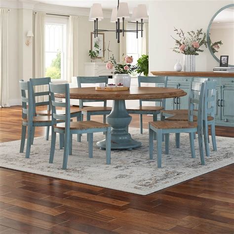 Round Farmhouse Dining Table For 4 : We just moved into our new house and we decided that the ...