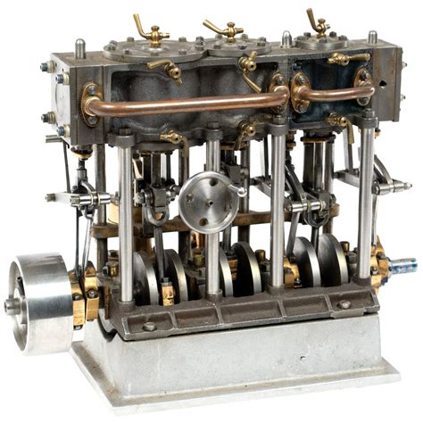 Live Steam Model of a Triple-Expansion Steam Engine at 1stdibs