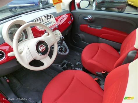 2012 Fiat 500 Pop Interior Color Photos | GTCarLot.com