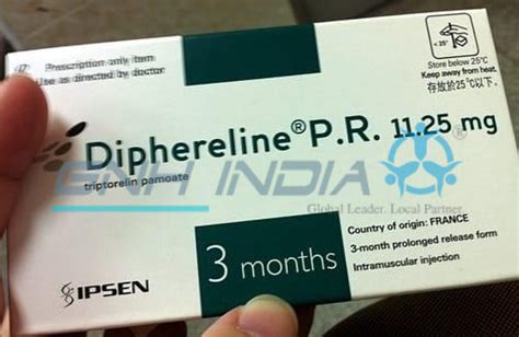 BUY Triptorelin Pamoate Prolonged Release - Diphereline P.R 11.25mg by Ipsen at best price ...