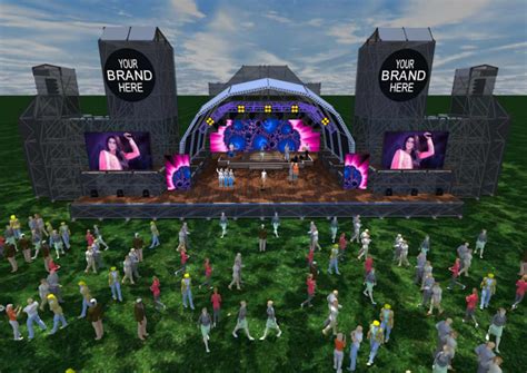 An Outdoor Music Festival Stage Design by Ryan Dunbar at Coroflot.com