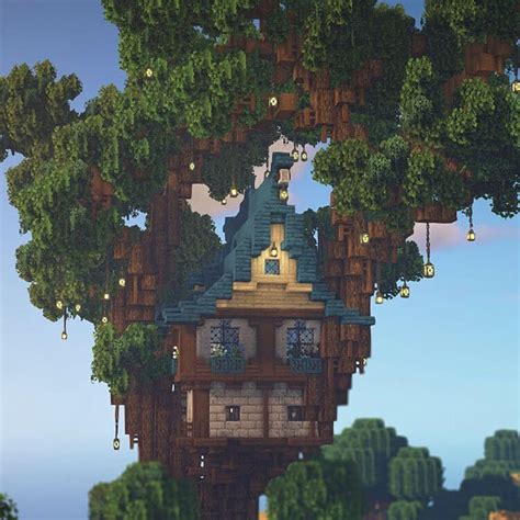 21 Minecraft Tree House Build Ideas and Tutorials - Mom's Got the Stuff ...