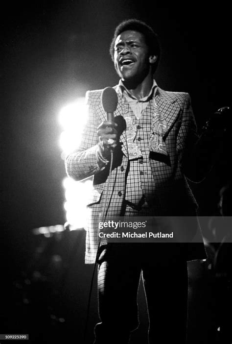 American singer Al Green performs on stage, London, 19th May 1973. News ...