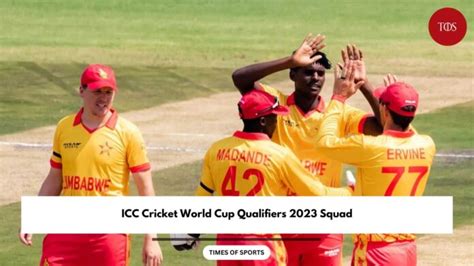 ICC Cricket World Cup Qualifiers 2023 Squad