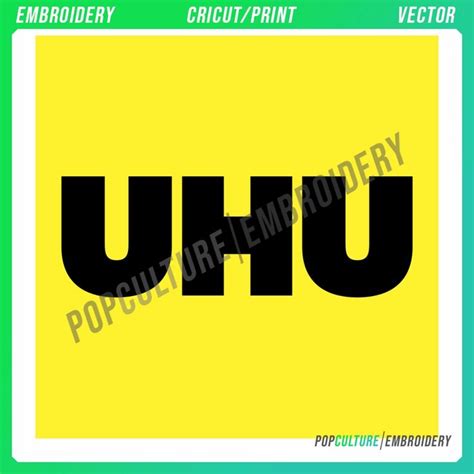 UHU - Official Logo for Embroidery & Vector • Pop Culture Embroidery • 100k+ Embroidery & Vector ...