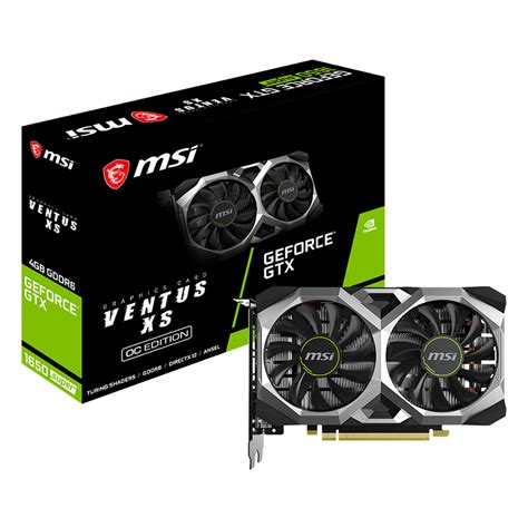 Buy MSI GeForce GTX 1650 Super Ventus XS OC 4GB [GTX1650S-VENTUS-XS-4G ...