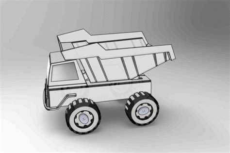 3d Truck Template Printable - read.iesanfelipe.edu.pe