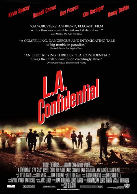 L.A. Confidential Movie Poster - Classic 90's Vintage Poster Print ...