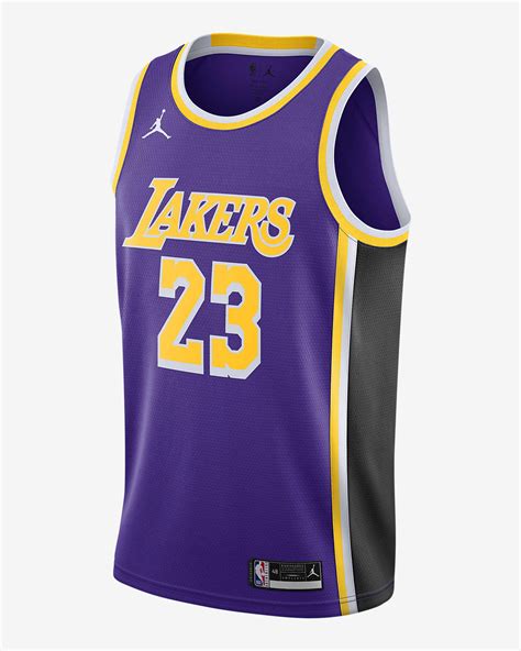 LeBron James Lakers Statement Edition 2020 Jordan NBA Swingman Jersey ...