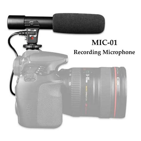 Professional Recording Microphone MIC 01 3.5mm Studio Digital Video DV Camera Stereo Recording ...