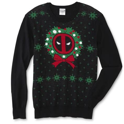 Marvel Deadpool Young Men's Christmas Sweater