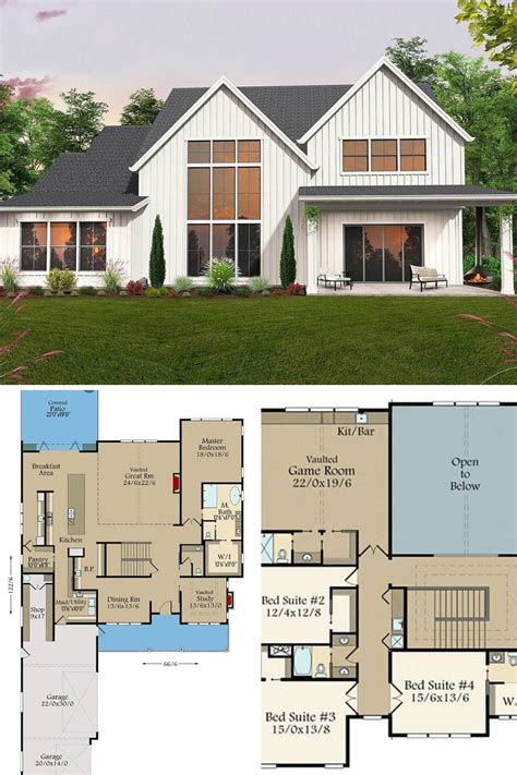 Old 2 Story Farmhouse Floor Plans