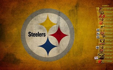 2010 Pittsburgh Steelers Wallpaper Schedule - Download