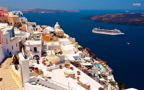 Santorini Wallpapers - Wallpaper Cave