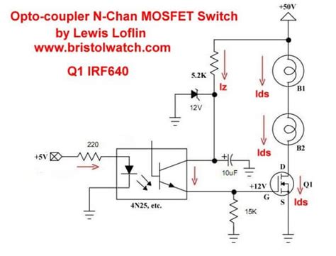 Mosfet As A Switch Circuit