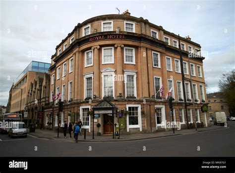 The Royal Hotel Bath England UK Stock Photo - Alamy