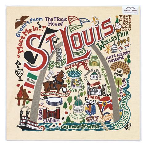 St. Louis Fine Art Print | Missouri Collection by catstudio | St louis art, Art prints, Fine art ...