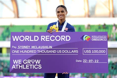 Sydney McLaughlin Breaks Her Own World Record in Oregon - gsport4girls