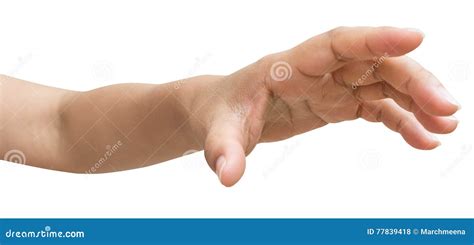 Reach Out Hand Gesture From Different Skin Tone Stock Photo | CartoonDealer.com #14524830