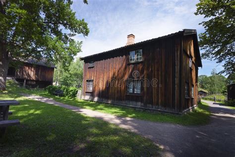 Architecture of Historic House at Museum of Cultural History in Oslo ...