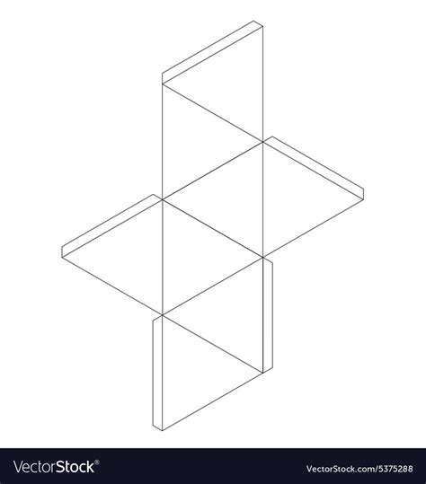 Octahedron Royalty Free Vector Image - VectorStock