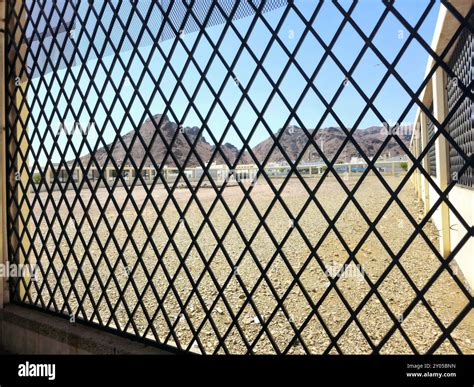 Medina, Saudi Arabia, June 27 2024: The site of the battle of Uhud, with the martyrs graves and ...